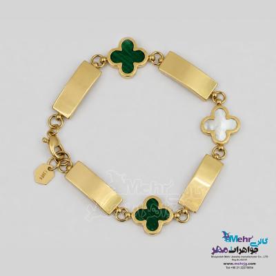 نمای دوم دستبند طلا - طرح ونکلیف