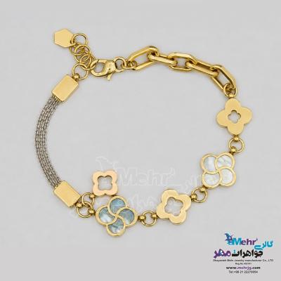 نمای دوم دستبند طلا - طرح ونکلیف