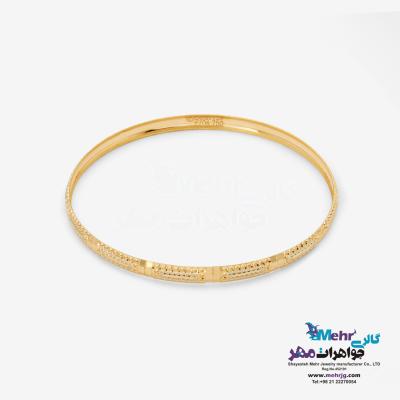 النگو طلا دست اول کم اجرت - طرح تراش سایز2