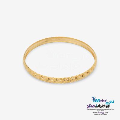 النگو طلا دست اول کم اجرت - طرح تراش سایز2