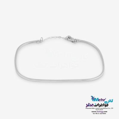 دستبند النگویی طلا - طرح آینه ای
