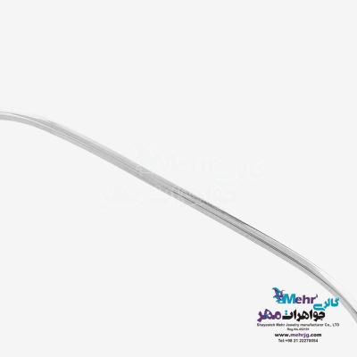 نمای دوم دستبند النگویی طلا - طرح آینه ای