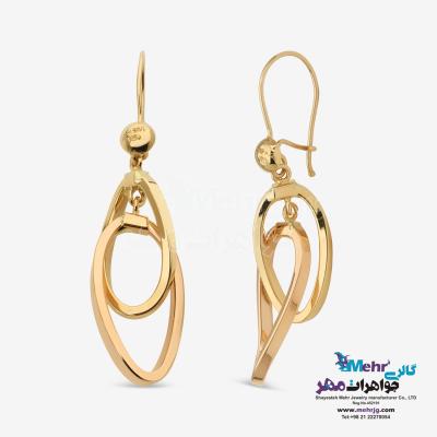 گوشواره طلا - طرح هندسی