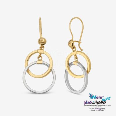 گوشواره طلا - طرح دایره