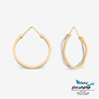 گوشواره طلا - طرح دایره