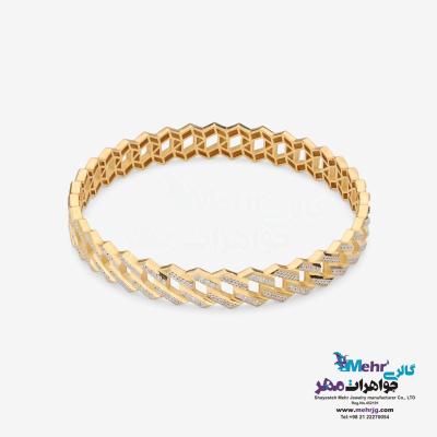 النگو طلا دست اول کم اجرت - طرح کارتیه سایز 2