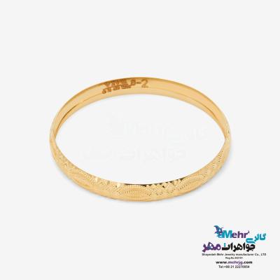 النگو طلا دست اول کم اجرت - طرح تراش سایز2