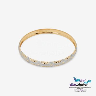 النگو طلا دست اول کم اجرت - طرح تراش سایز2