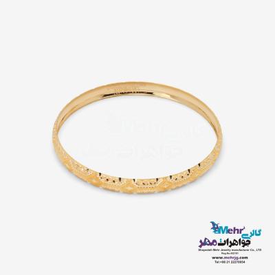 النگو طلا دست اول کم اجرت - طرح تراش سایز2