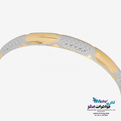 نمای دوم النگو طلا دست اول کم اجرت - طرح تراش سایز2