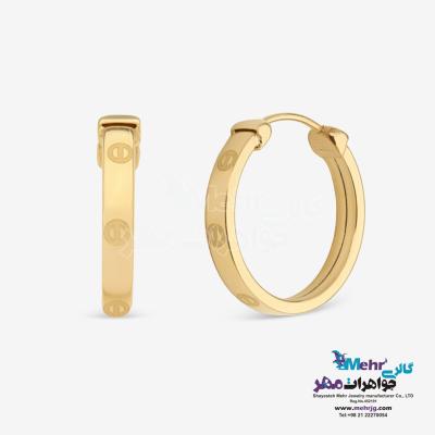 گوشواره طلا - طرح کارتیه لاو