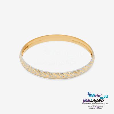النگو طلا دست اول کم اجرت - طرح تراش سایز2