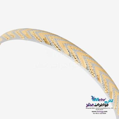 نمای دوم النگو طلا دست اول کم اجرت - طرح تراش سایز2