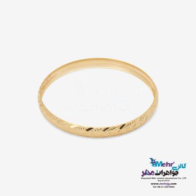 النگو طلا دست اول کم اجرت - طرح تراش سایز2
