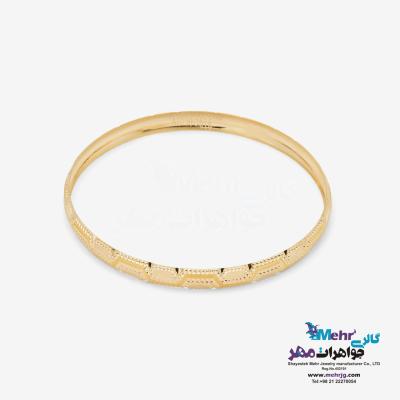 النگو طلا دست اول کم اجرت - طرح تراش سایز2
