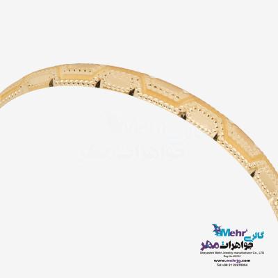 نمای دوم النگو طلا دست اول کم اجرت - طرح تراش سایز3