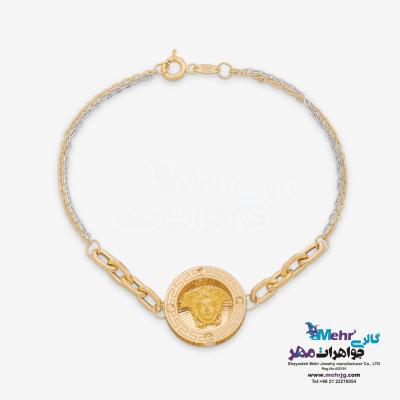 دستبند طلا - طرح ورساچه