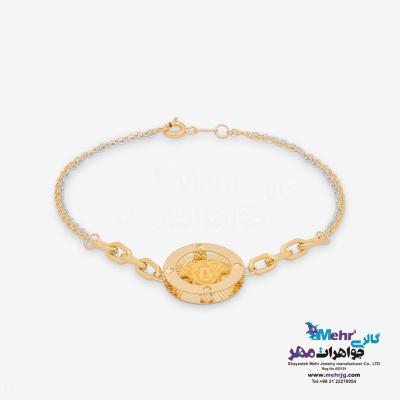 نمای دوم دستبند طلا - طرح ورساچه