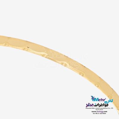نمای دوم النگو طلا دست اول کم اجرت - طرح تراش سایز3