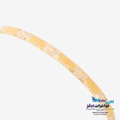 نمای دوم النگو طلا دست اول کم اجرت - طرح تراش سایز3