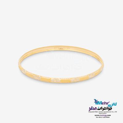 النگو طلا دست اول کم اجرت - طرح تراش سایز2
