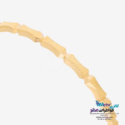 نمای دوم النگو طلا دست اول کم اجرت - طرح تراش سایز3