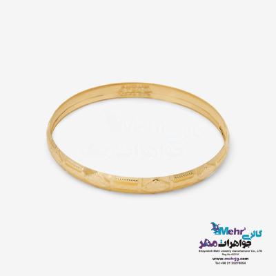 النگو طلا دست اول کم اجرت - طرح تراش سایز3