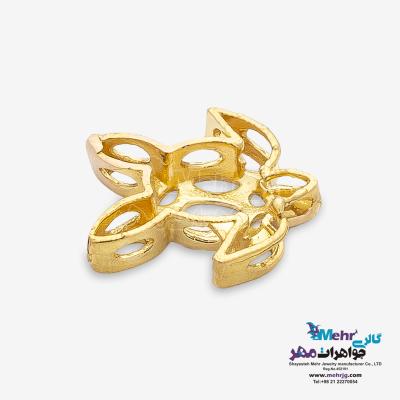 نمای دوم آویز طلا - طرح لاکپشت