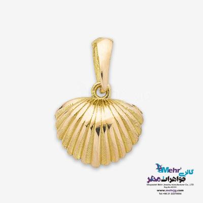 آویز طلا - طرح صدف