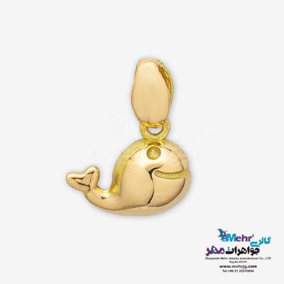 آویز طلا - طرح ماهی