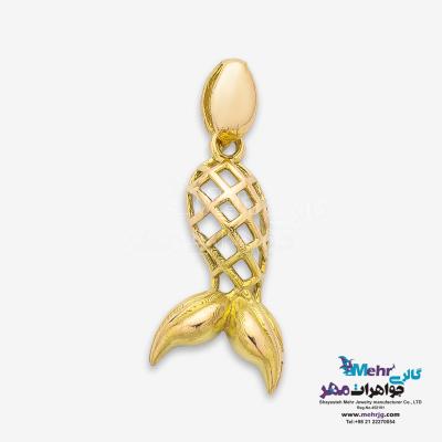 آویز طلا - طرح ماهی