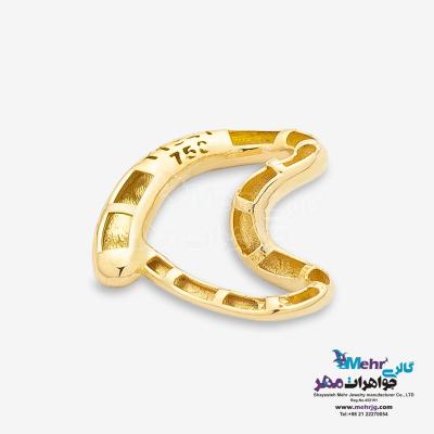 نمای دوم آویز طلا - طرح قلب