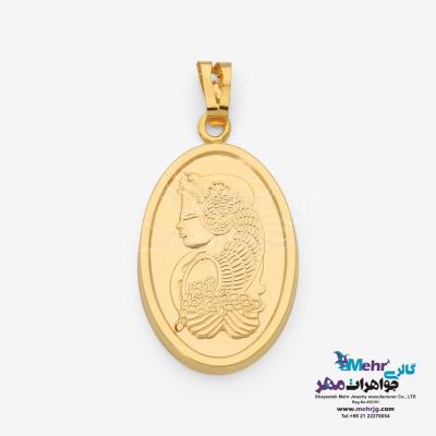 آویز طلا - طرح ملکه