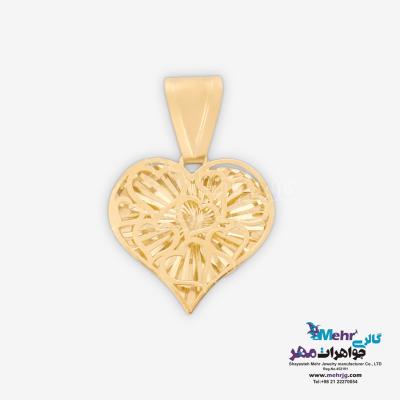 آویز طلا - طرح قلب