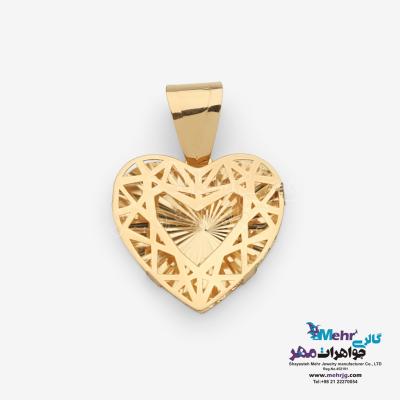 آویز طلا - طرح قلب
