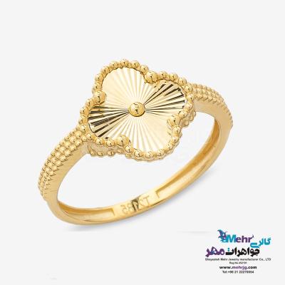 انگشتر طلا - طرح ونکلیف تراش