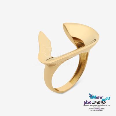 انگشتر طلا - طرح هندسی