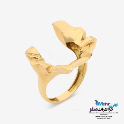 انگشتر طلا - طرح هندسی