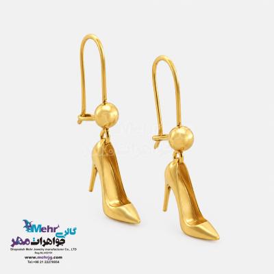 گوشواره طلا - طرح کفش