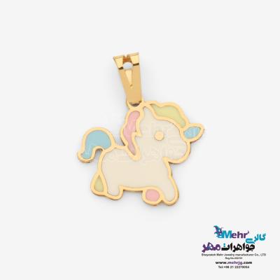 آویز طلا - طرح یونیکورن