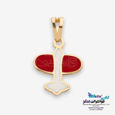 آویز طلا - طرح هواپیما