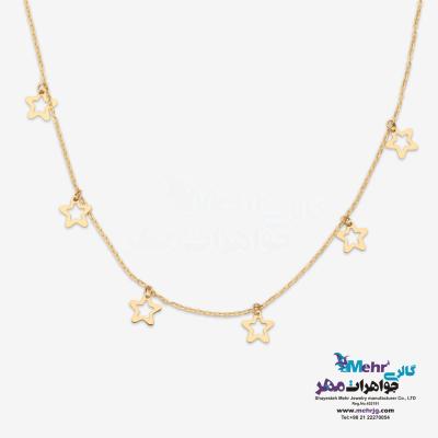 گردنبند طلا - طرح ستاره