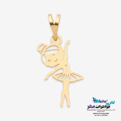آویز طلا - طرح دختر