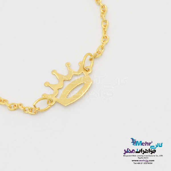 انگشتر طلا - طرح تاج