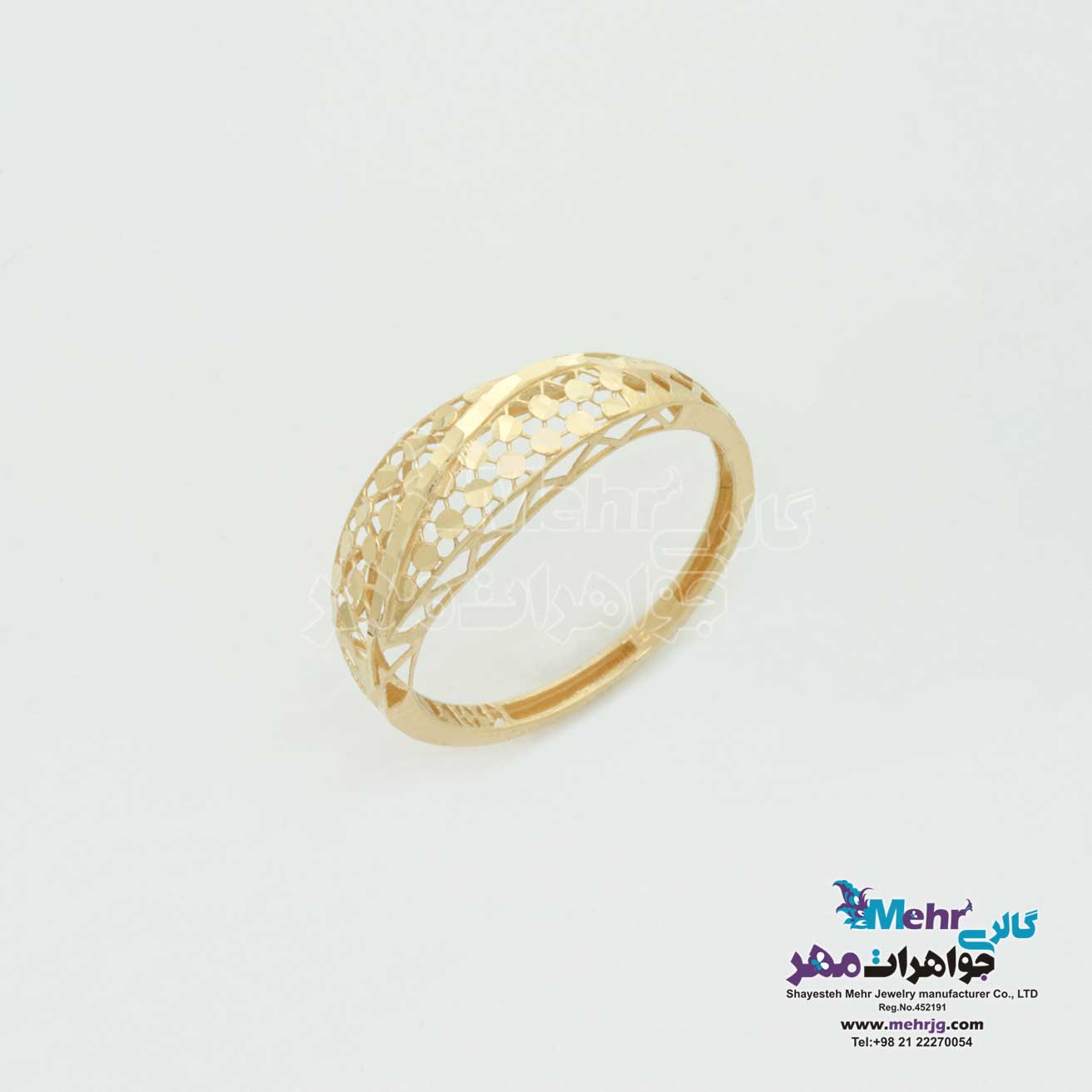 انگشتر طلا - طرح توری