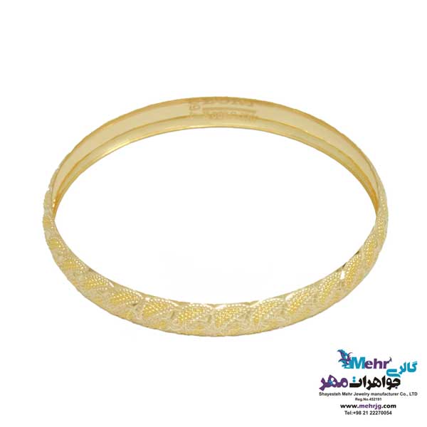 النگو طلا دست اول کم اجرت - طرح تراش سایز 3