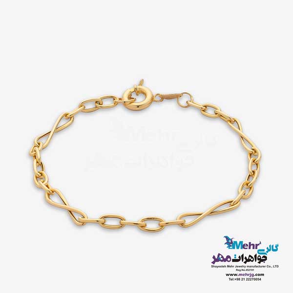 دستبند طلا - طرح هرمس