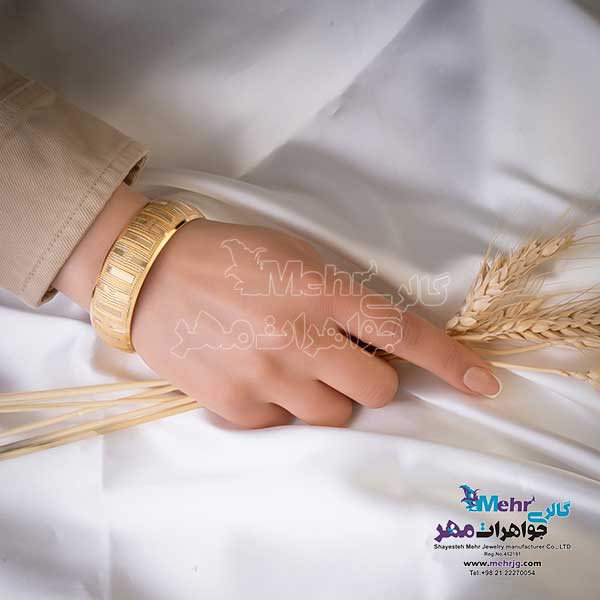 النگو طلا دست اول کم اجرت - طرح تراش سایز 2