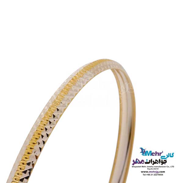النگو طلا دست اول کم اجرت - طرح تراش سایز 2