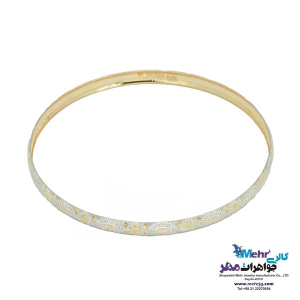 النگو طلا دست اول کم اجرت - طرح تراش سایز 3